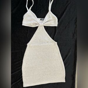 Women's Beige Miss Lola Knit Top (S)